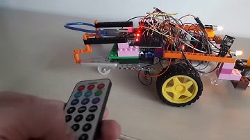 Arduino Auto Gripper Robot - remote controlled