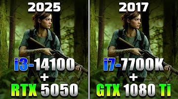 i3 14100 + RTX 5050 vs i7 7700K + GTX 1080 Ti | Battle Between 2025 Budget vs 2017 Flagship Combos