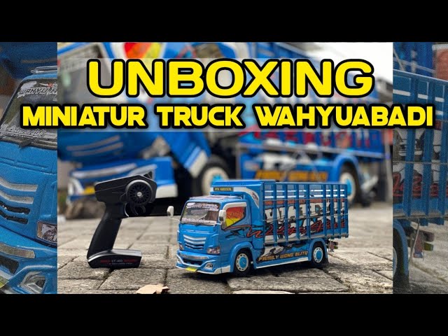 UNBOXING MINIATUR TRUCK WAHYUABADI, KEREN BANGET🤩. class=