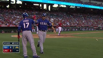TEX@LAA: Chirinos singles to right, plates Moreland