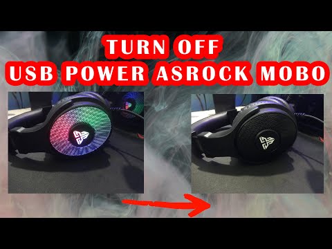 How to Turn Off USB Power When Computer Shutdown Asrock Motherboard
