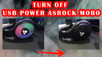 How to Turn Off USB Power When Computer Shutdown Asrock Motherboard