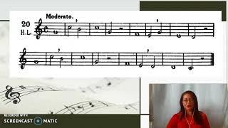 Solfeo Danhauser ejercicio 20