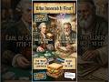 The Sandwich Was Invented in 1762 by Gambling Earl🥪😱 #shorts #foodlover #viral_video