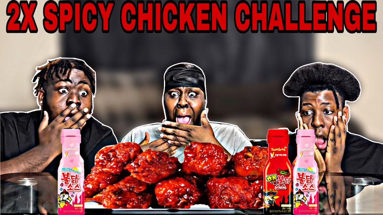 2x Spicy Chicken Challenge In 5 Minuteswho Ate The Most🥵🥵 Youtube