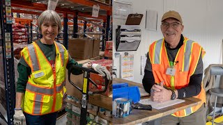 Volunteers Experience their First Shift in Food Bank of the Rockies' New Distribution Center