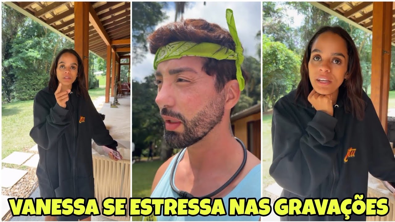 ✅ VANESSA SE ESTRESSA NAS GRAVAÇÕES DO NOVO PROGRAMA 