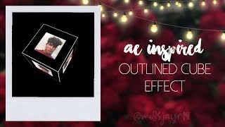 ae inspired outlined cube || mp and cc/p
