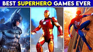 10 Best SUPERHERO Games Ever Made 😍 | Spiderman, Batman, Avengers, Hulk & More...😮 screenshot 5