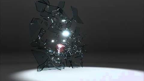 Shattering Glass result in 3ds Max.avi