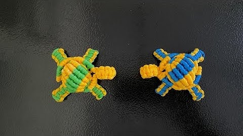 How to macrame Turtle,🐢Tortoise,Tortur,Tortuga, Tartaruga, macrame Tortoise keychain,Turtle, macrame