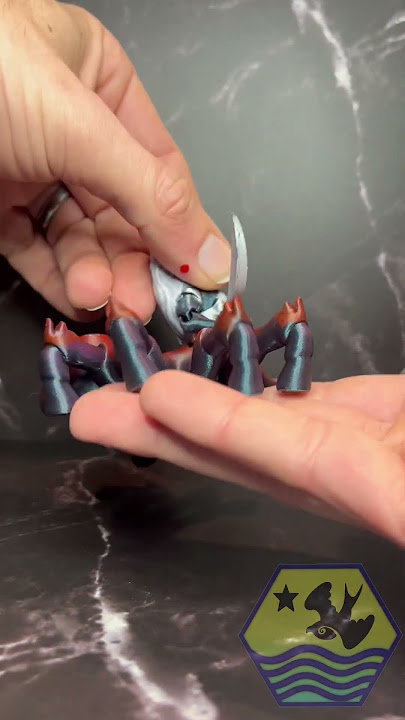 #3dprinting #articulated #miniature #drider #spider