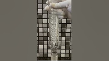 VITIRFY™ Borosilicate Dimroth Condenser With Glass Connector #laboratoryglassware #condenser