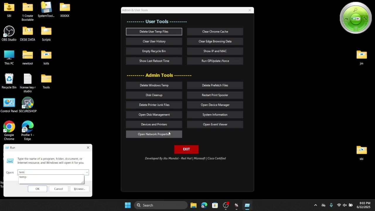 Windows System Maintenance Tools