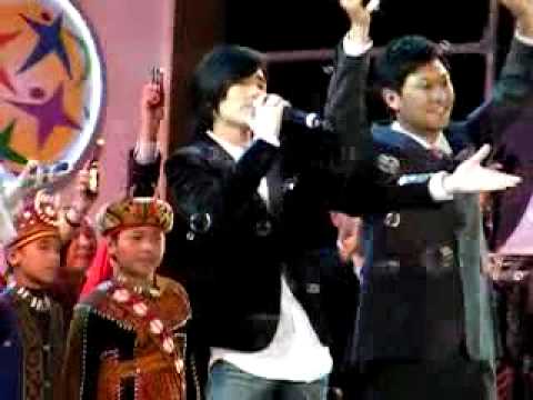 20091031蕭敬騰 全球和平大會4-主題歌 再唱一次