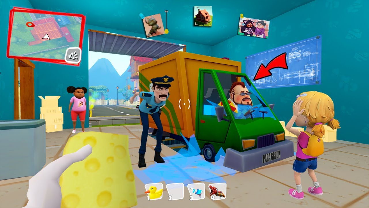 Dark Riddle: Scary Neighbor the Steam version | Gameplay Walkthrough ...