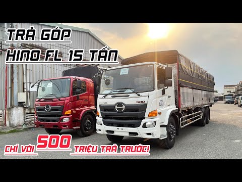 Video Xe Tải Hino 15 Tấn 3 Chân Thùng Dài 9M5 Chỉ Cần 500... - youtube