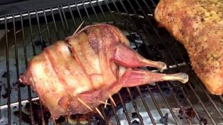 Part 2 smoked Pheasant on the GMG grill