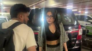 Dhanashree Verma Spotted At Mumbai Airport