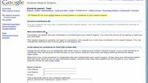 Google Custom Search Engine