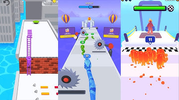 Ladder Master vs Snake Run Race vs Join Blob Clash | All Levels Gameplay Walkthrough (iOS & Android)