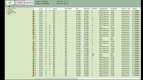 Vistumbler plays MIDI sounds for all active APs