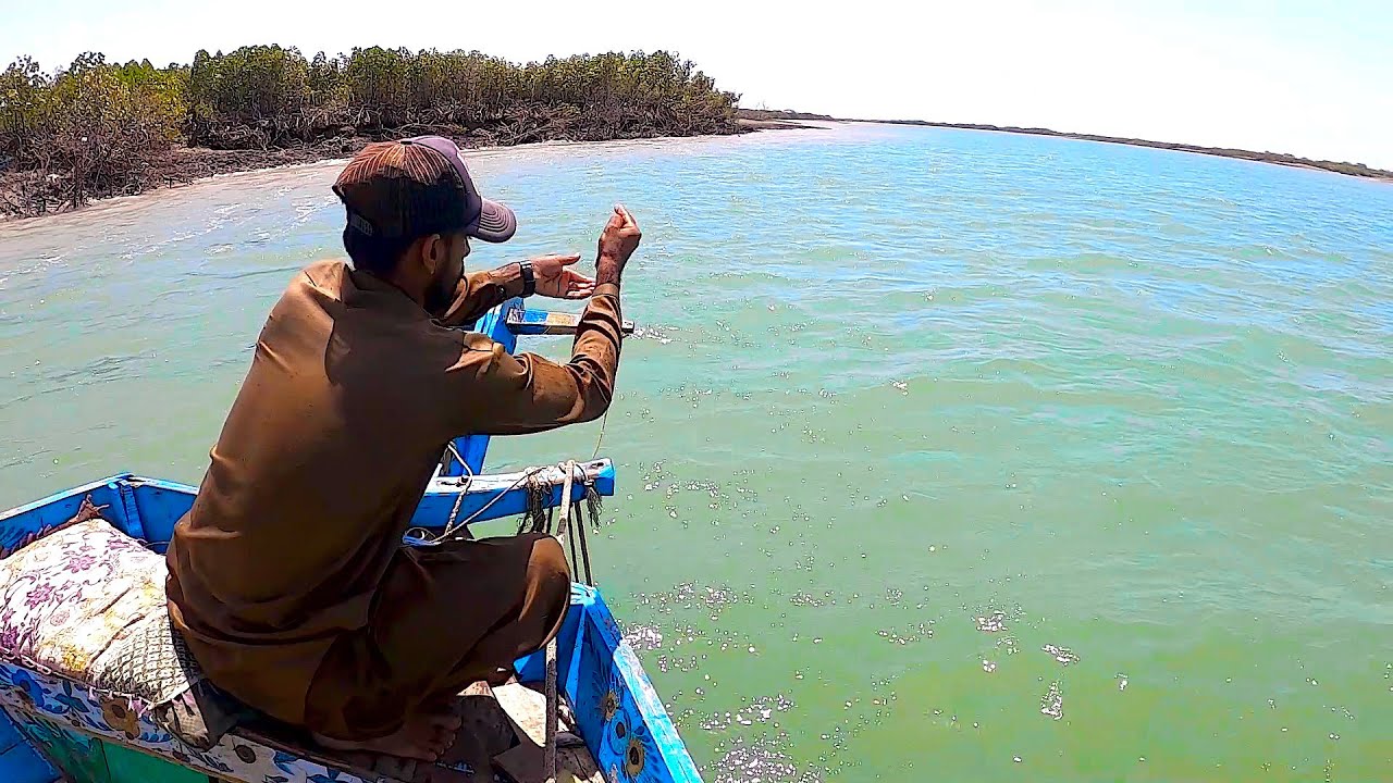 Mangroves Bottom Fishing Karachi  Pakistan| 2023 Fishing | Part 2