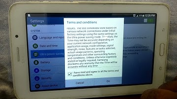 How to Activate Ultra Power Saving Mode in Samsung Tab 3 | Android Tab Tutorials