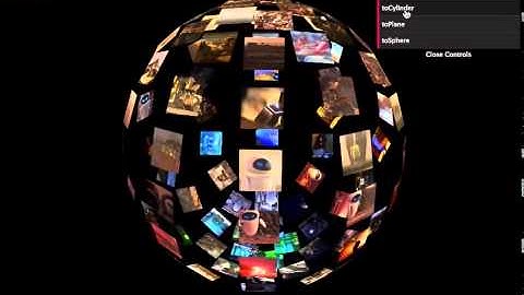 CSS3D animations with Three.js and Tween.js