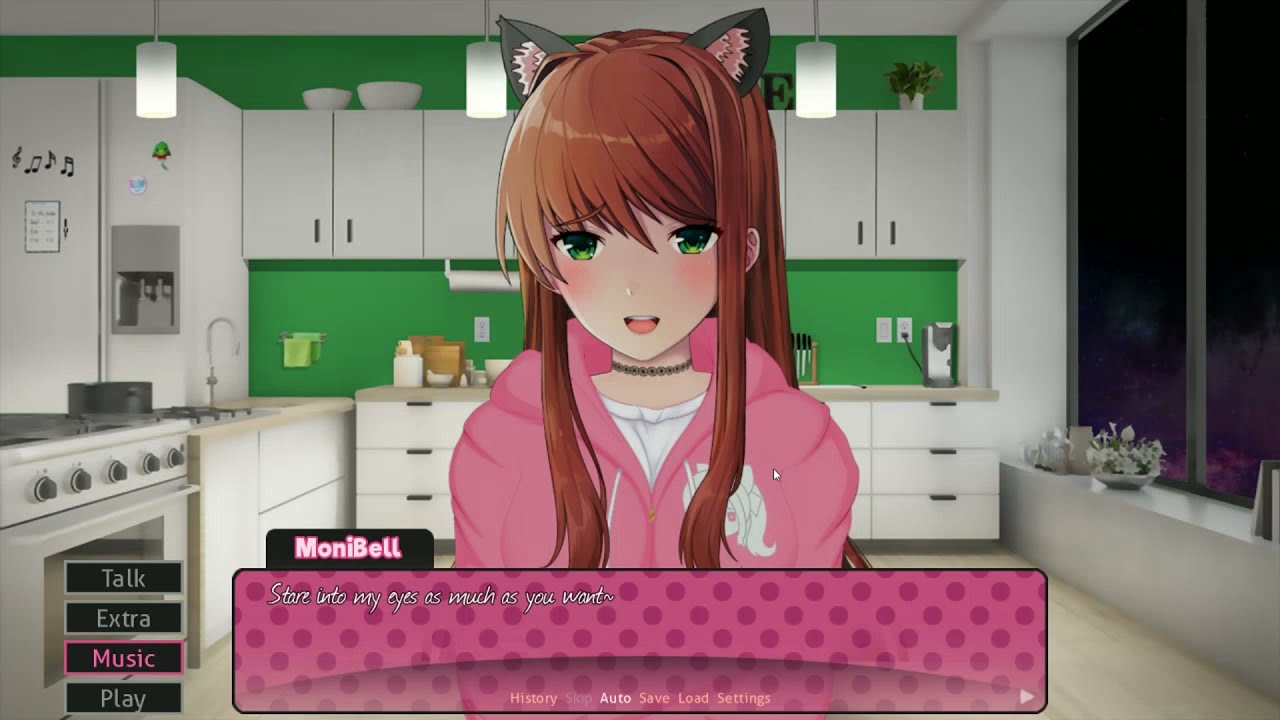 Booping Monika And Giving Her Headpats Youtube
