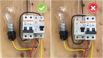 Đấu CB Chống Giật RCCB Trước Hay Sau CB Bảo Vệ Quá Tải Và Ngắn Mạch MCB