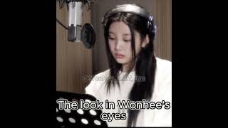 The Look In Wonhees Eyes illit wonhee solo singing kpop kdrama shorts