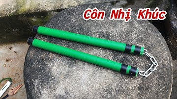 Cách Làm Côn Nhị Khúc Bằng Ống Nhựa Chịu Lực Siêu Bền và Đẹp  | How to Make Nunchaku ★