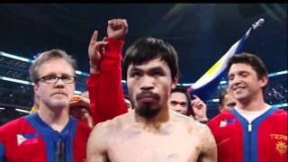 Manny Pacquiao's lengthy introduction... Michael Buffer deserves a raise!!!