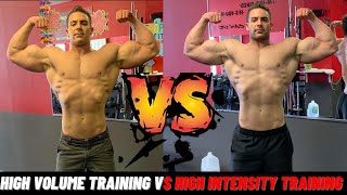 High Volume Training vs High Intensity Training (MASS GAIN SECRET)