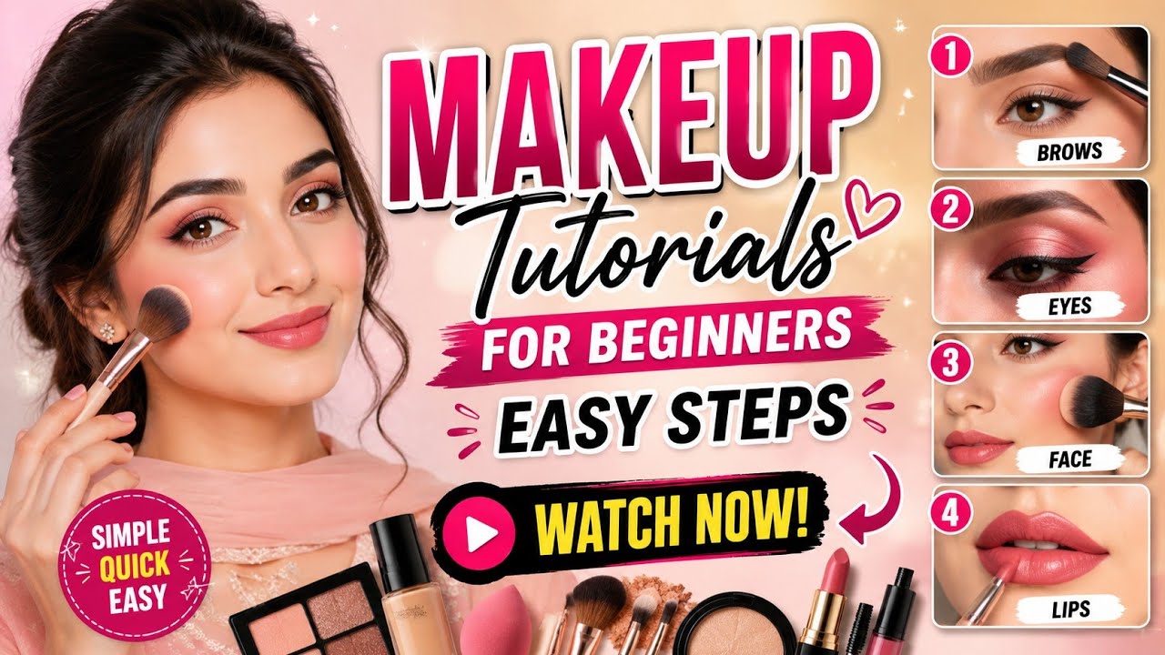 Makeup Tutorial for Beginners | Easy Step-by-Step Makeup Look | Watch Now 💄✨