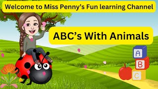 Abcs With Animals From A To Z Learning Adventure abcsong leanringmy Abcnurseryrhymes education