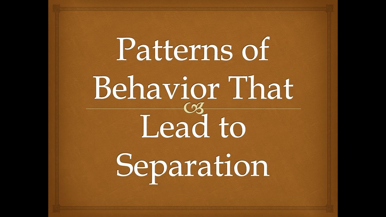 Patterns of Behavior That Lead to Separation: Jacob and Laban - YouTube