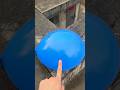 Experiment: Will a water balloon explode when it rolls down from a tall building? 💥🎈 #balloon