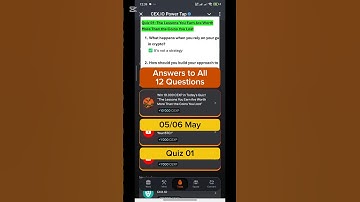 CEX.IO Quiz Answers Today - 05/06 May | Quiz 01 | 100% Correct! Claim Crypto Instantly! 🚀
