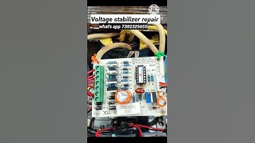 #Short|Voltage stabilizer repair with microcontroller kit|Skill development