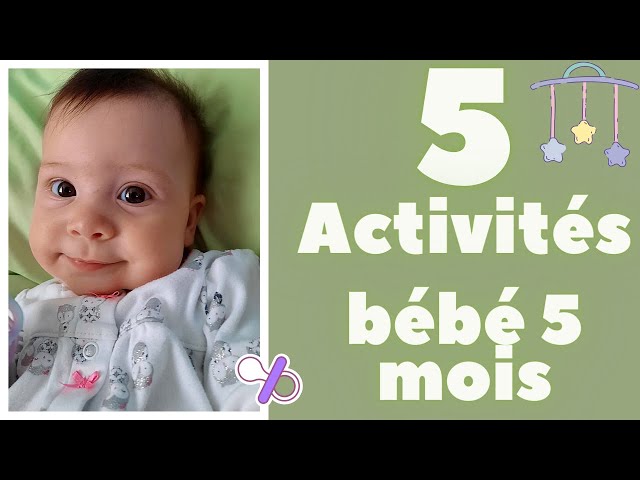 5 idées d'ACTIVITÉS pour bébé 6 mois - SIMPLE - DÉVELOPPEMENT DE L'ENFANT 