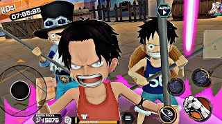 Asl Ace Sabo Luffy First Look Survival 100 Gameplay Opbr