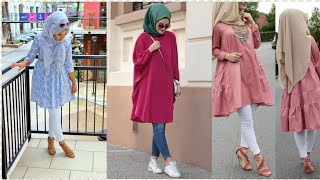 Muslim girls stylish outfit |Hijab dress outfits ideas Resimi
