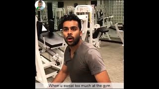 Adam W New Video | When u sweat too much at the gym | Adam W