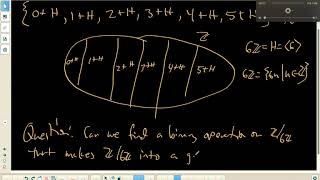 18 In search of a quotient group first example