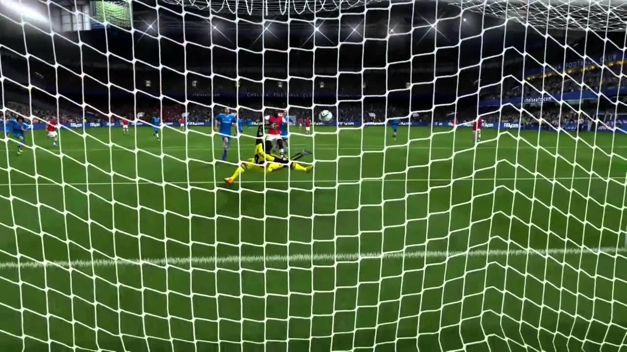 FIFA 14: Yaya Sanogo Vs Chelsea (Capital One Cup Semi-Final First Leg)