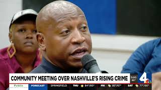 Community meets over Nashville's rising crime