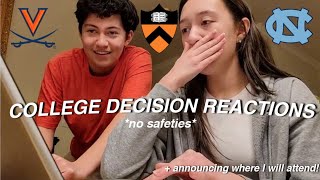 COLLEGE DECISION REACTIONS 2024! (& where I decide to attend!)