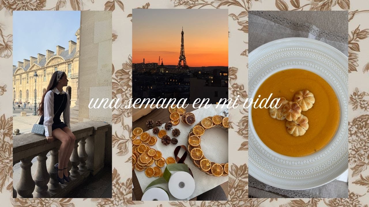 una semana conmigo | Paris con Dior, hago una corona de otoño y me despido del gatito